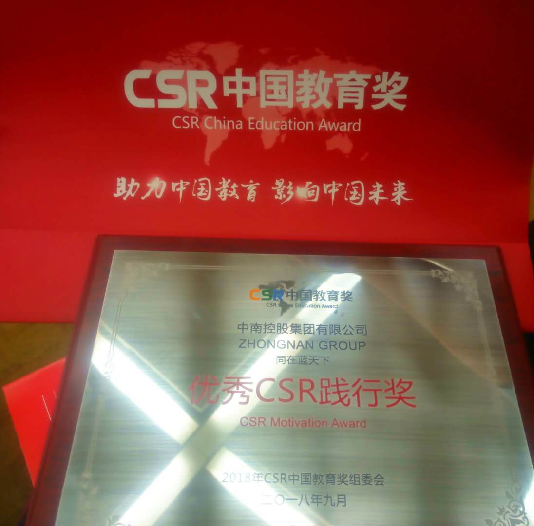 CSR中国教育奖-最佳年度CSR品牌